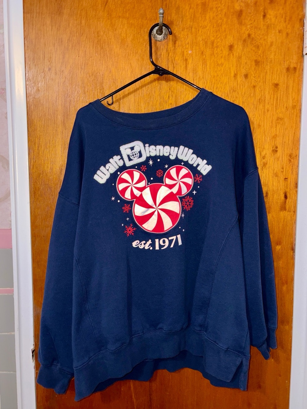 Disney World Peppermint Sweatshirt